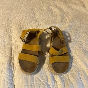 Women’s Yellow Platform Sandals